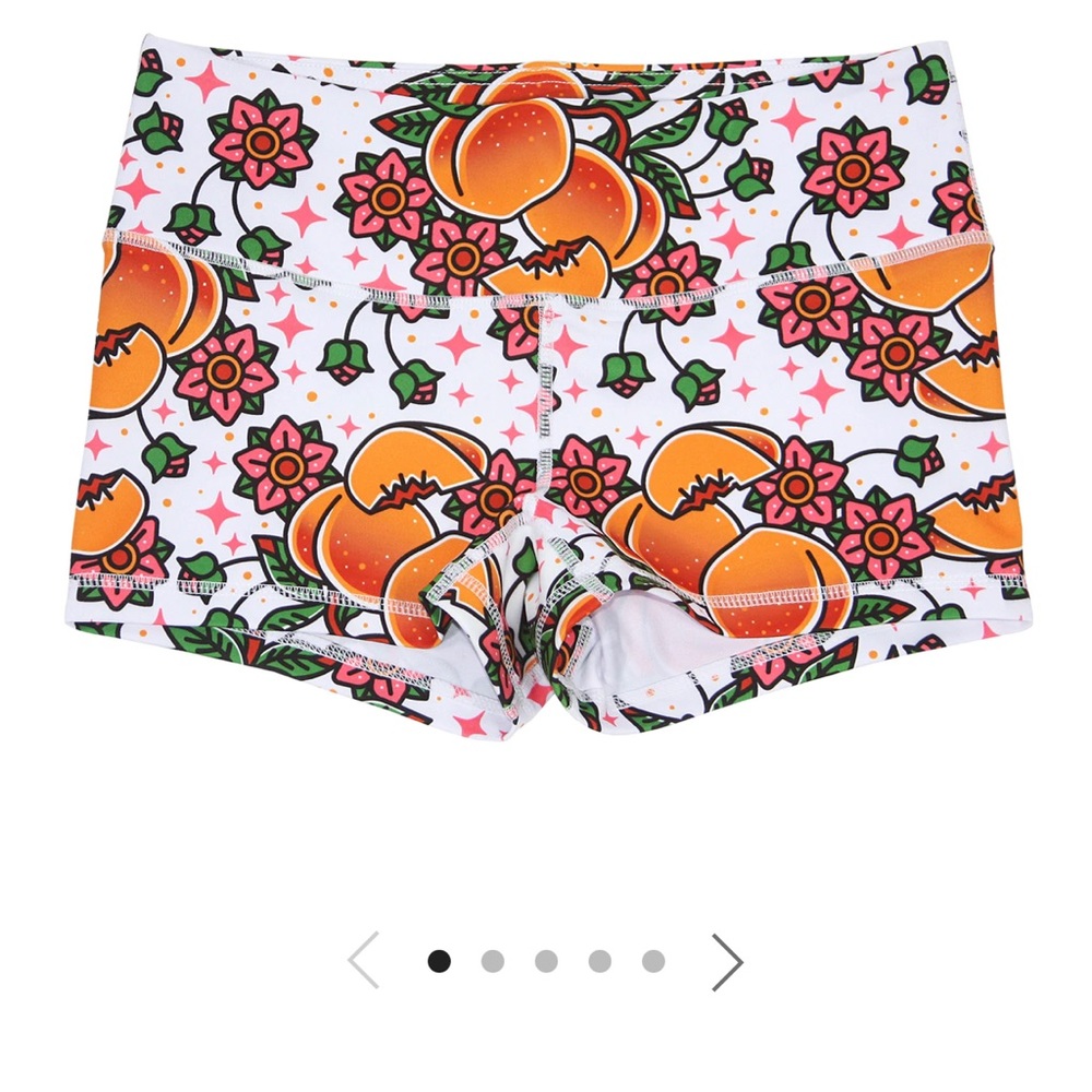 Rokfit peach booty shorts size XS